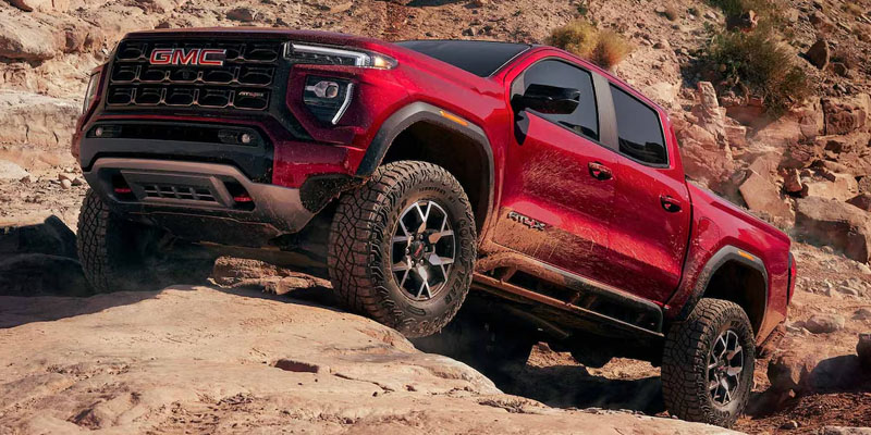 2026 GMC Canyon in Volcanic Red Tintcoat
