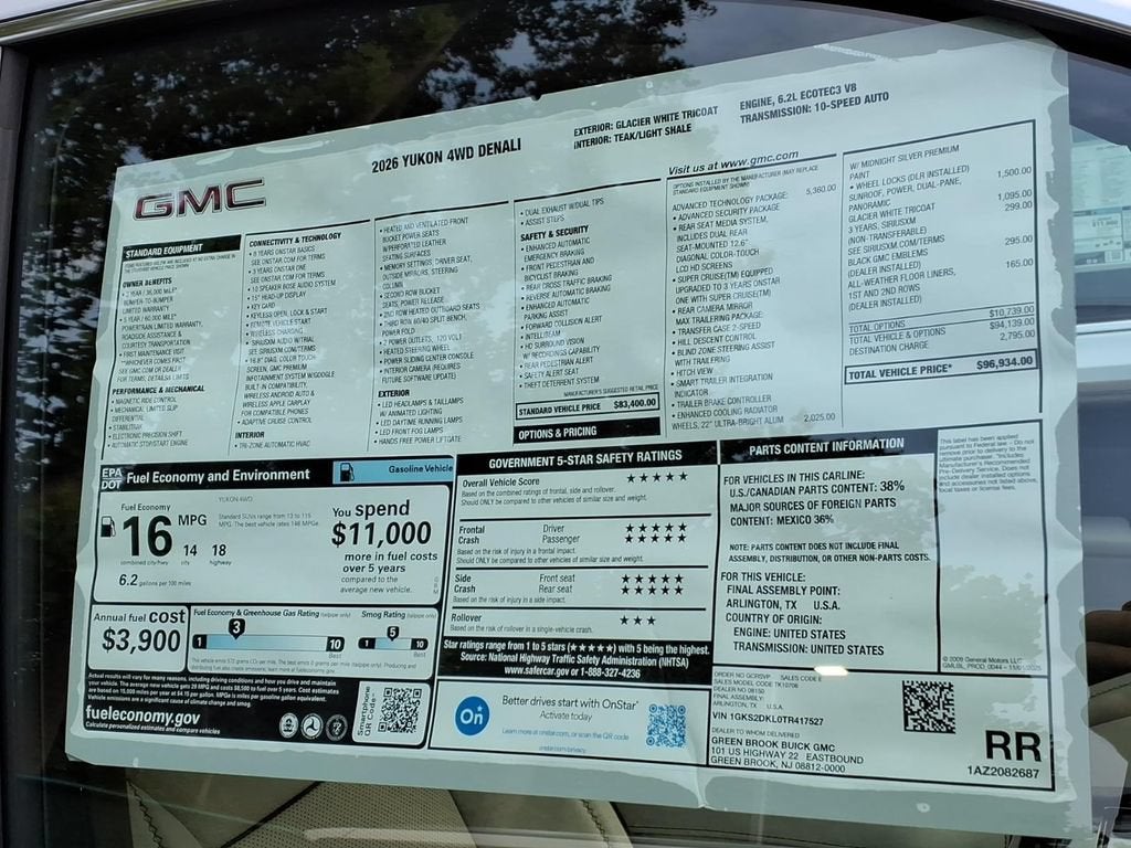 2026 GMC Yukon Denali