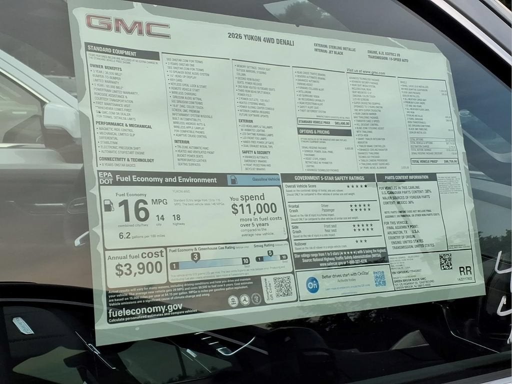 2026 GMC Yukon Denali