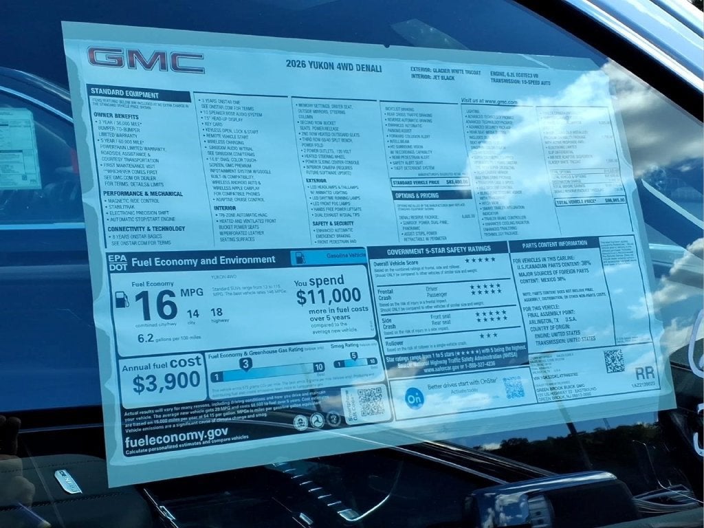 2026 GMC Yukon Denali