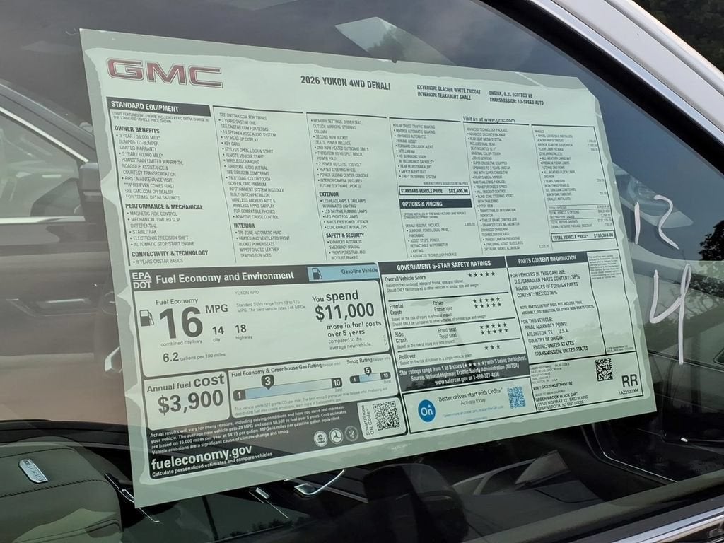 2026 GMC Yukon Denali