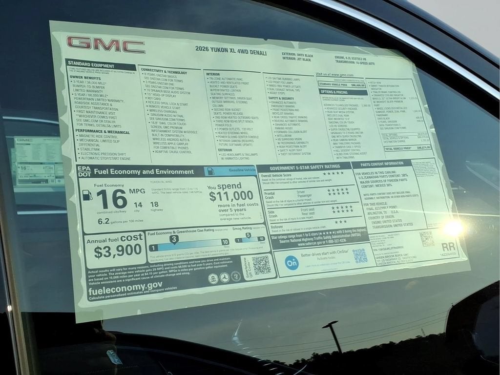 2026 GMC Yukon XL Denali